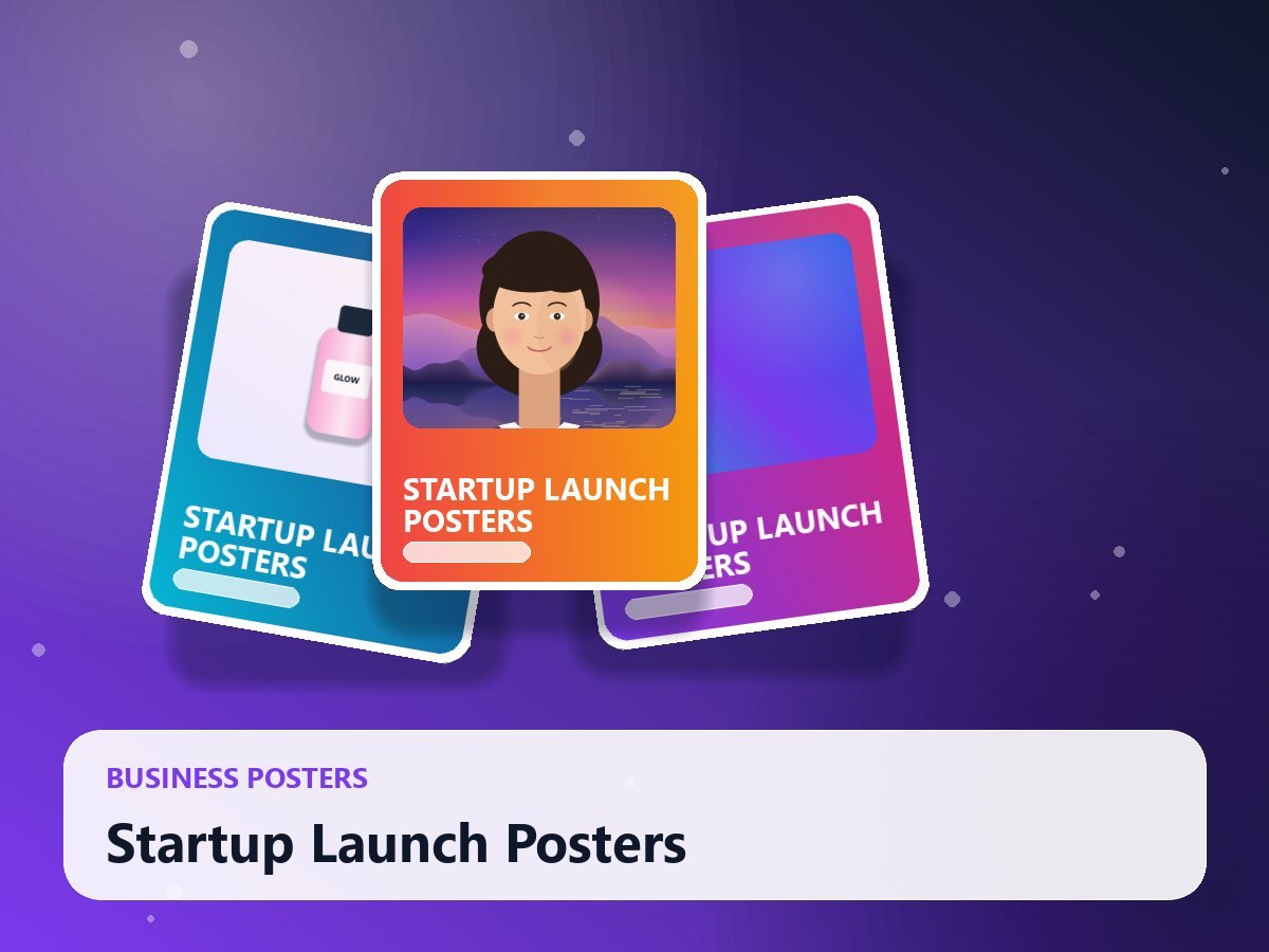 Startup Launch Posters