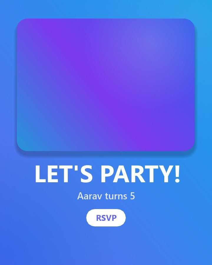 Balloon Party Invite template