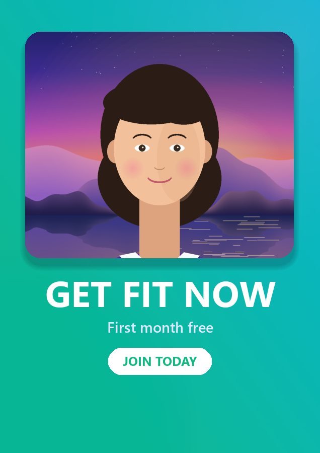 Fitness Studio Flyer template