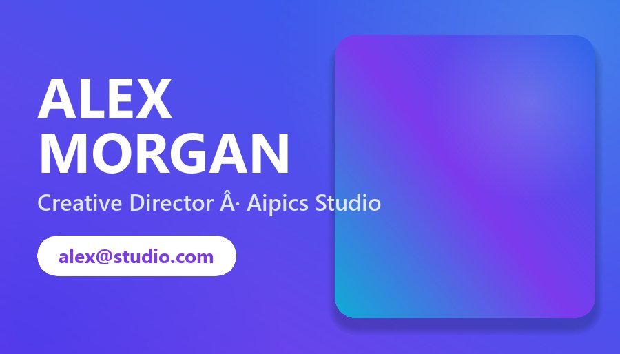 Modern Business Card template