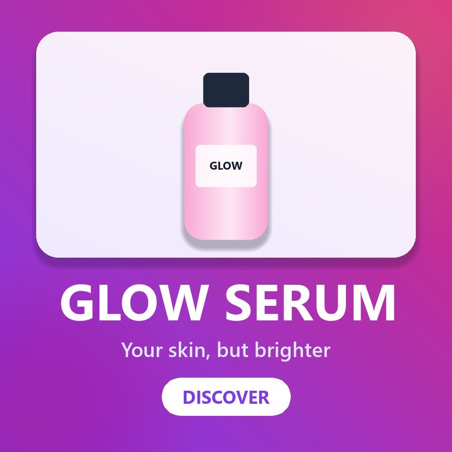 Skincare Launch Ad template
